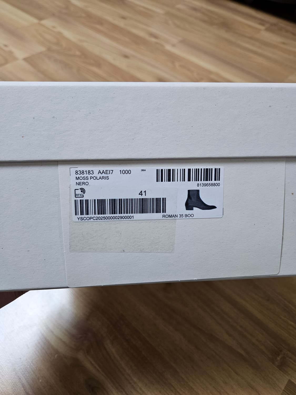 생로랑 로만 지퍼 앵클부츠 블랙 상품이미지10