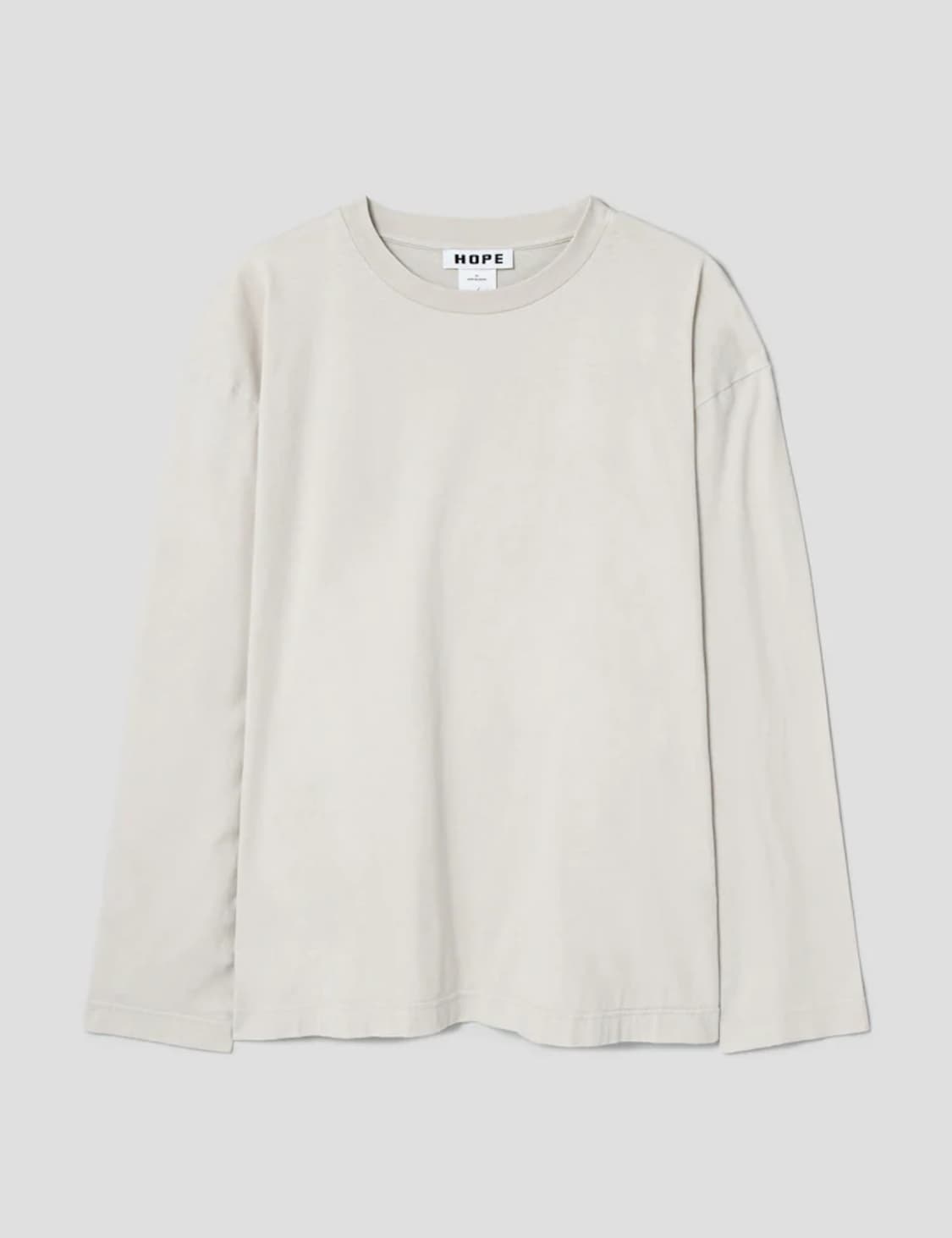 Flame Clean Ls Tee - Beige 상품이미지1