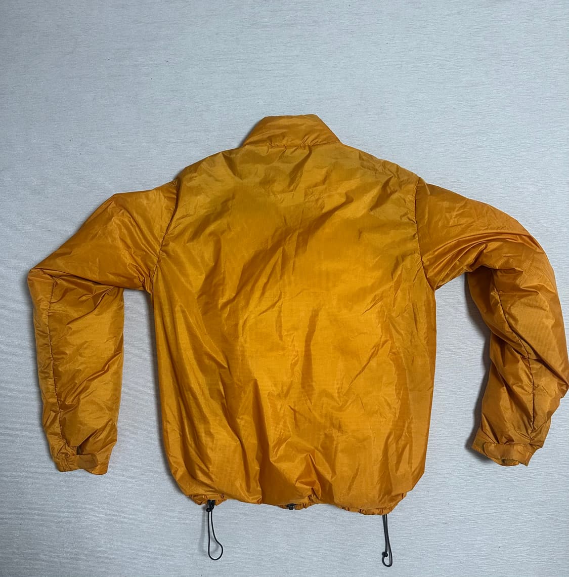 (M)90s 몽벨 빈티지 재팬 경량 다운 오렌지 상품이미지3