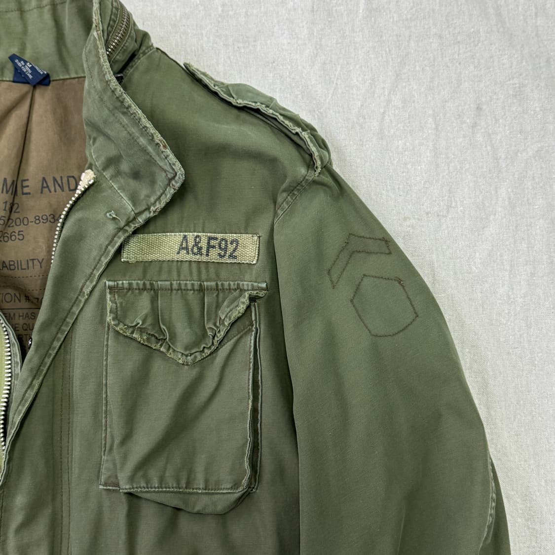 아베크롬비 빈티지 m65 밀리터리 야상자켓 M(105) 상품이미지2