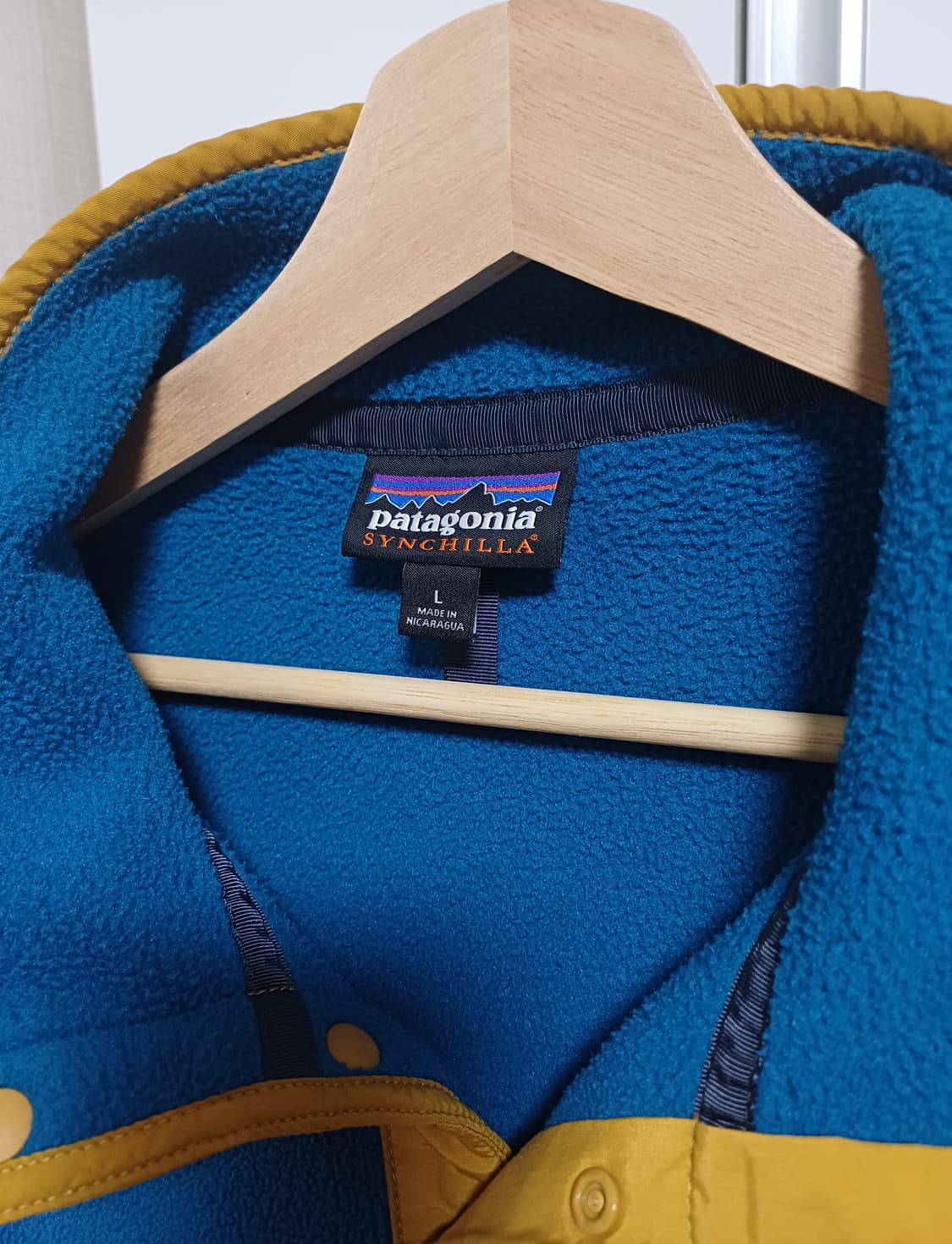 [L] 파타고니아 신칠라 스냅티 언더 워터 블루 상품이미지5
