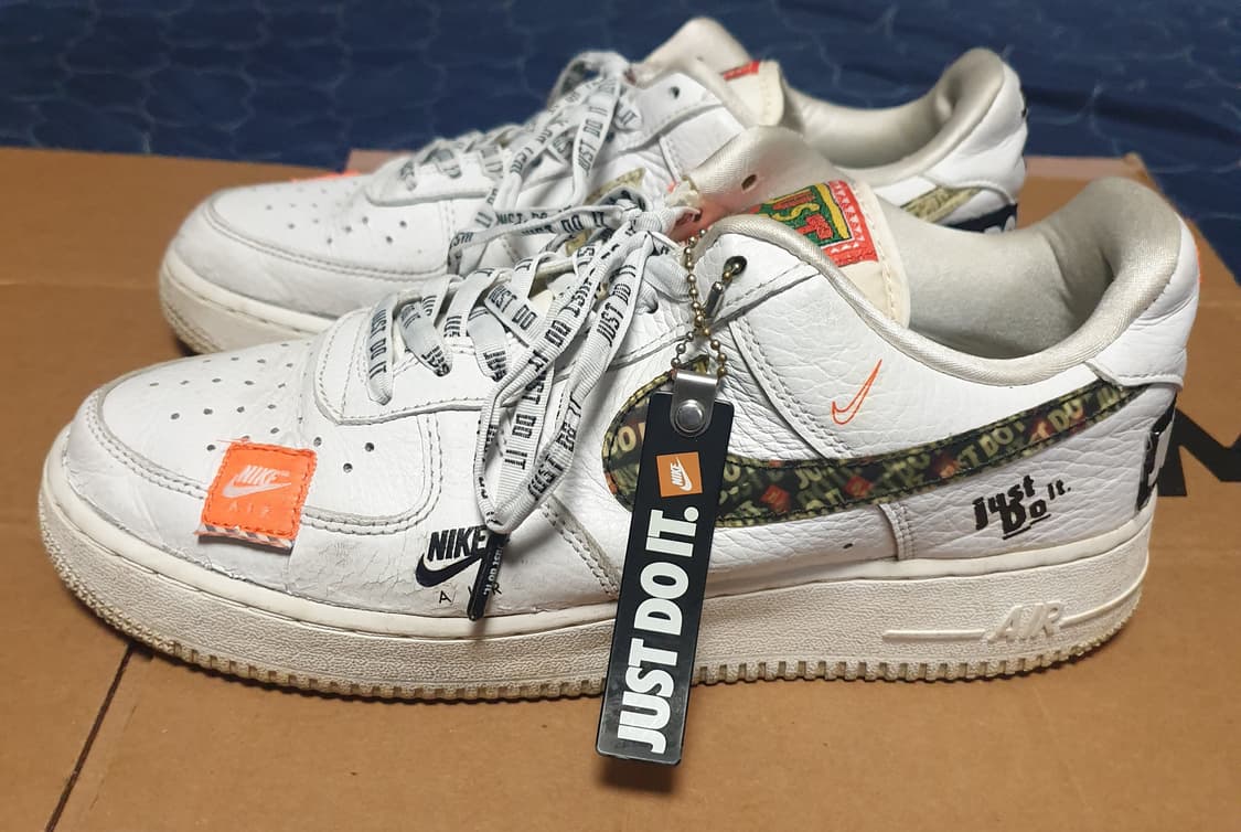 (단종매물) 나이키 에어포스1 로우 저스트두잇 팩 화이트 (260) 상품이미지2