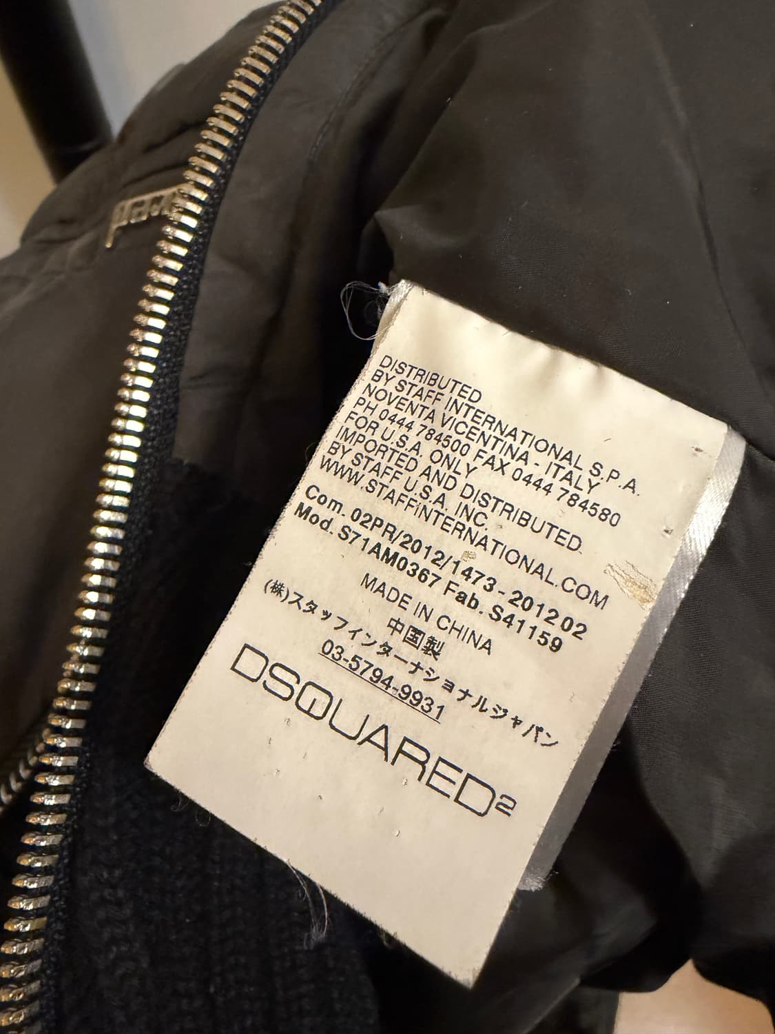 디스퀘어드 퍼후드 패딩자켓 (국내유일) 상품이미지10