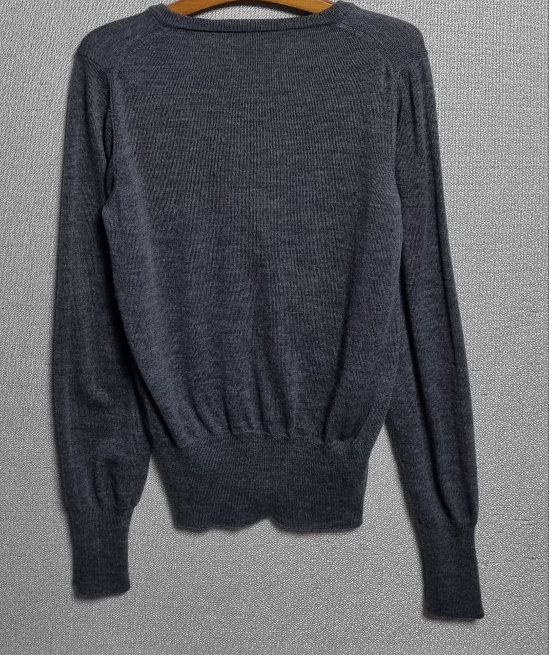 S ) 비비안웨스트우드 그레이 울100% 니트 가디건 상품이미지2