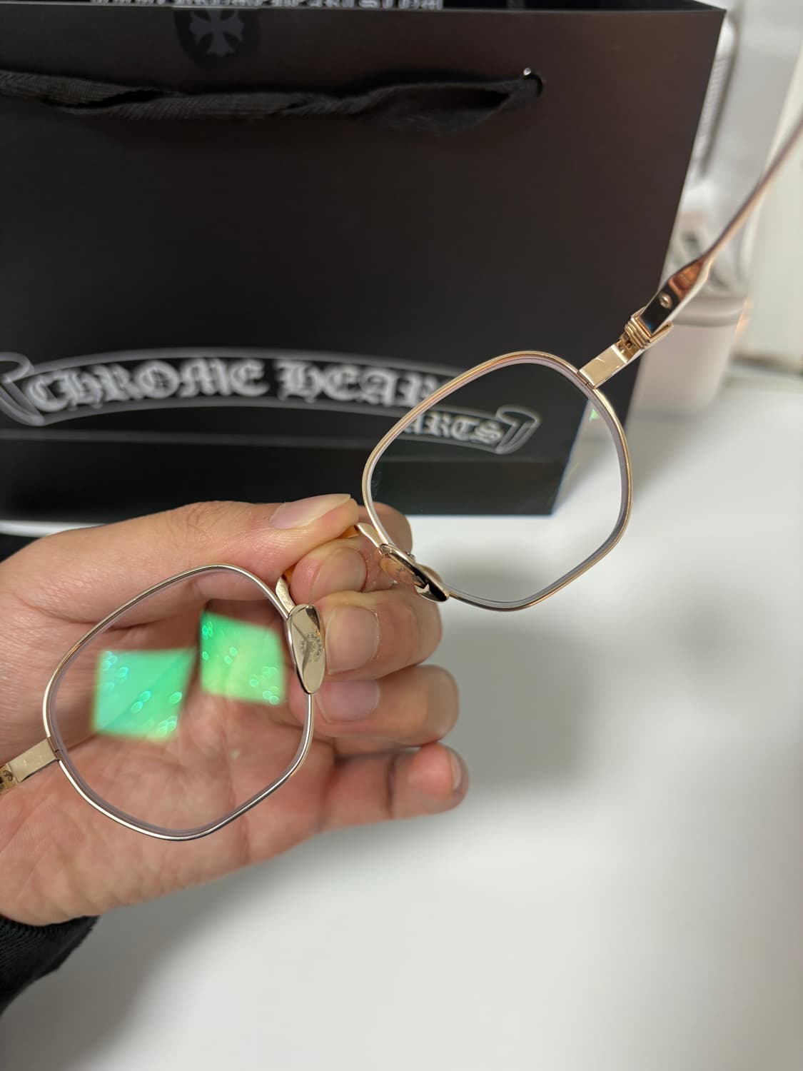 크롬하츠 안경 바질릭토리안 골드 새상품 급 제품 판매 상품이미지5