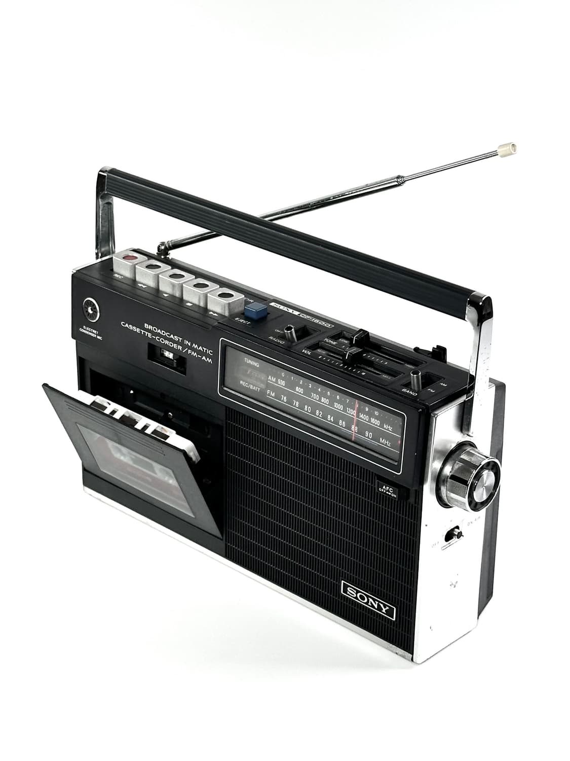 일본 빈티지 소니 휴대용 라디오 카세트 플레이어 상품이미지6