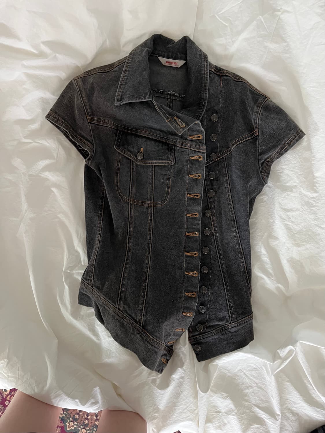 빈티지 데님 탑 상품이미지2