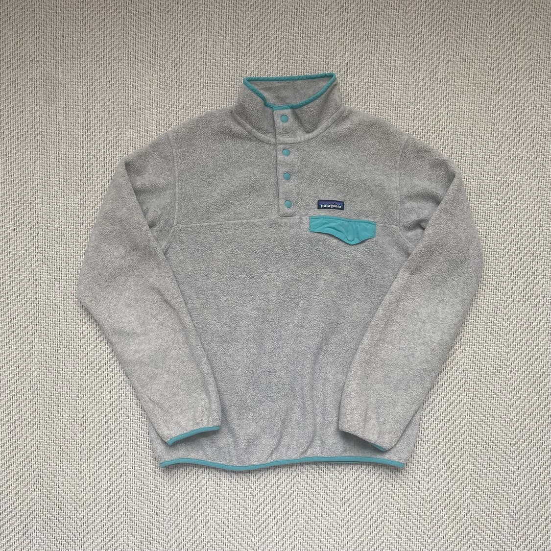 파타고니아 신칠라 풀오버 오트밀/민트 우먼 S 상품이미지1