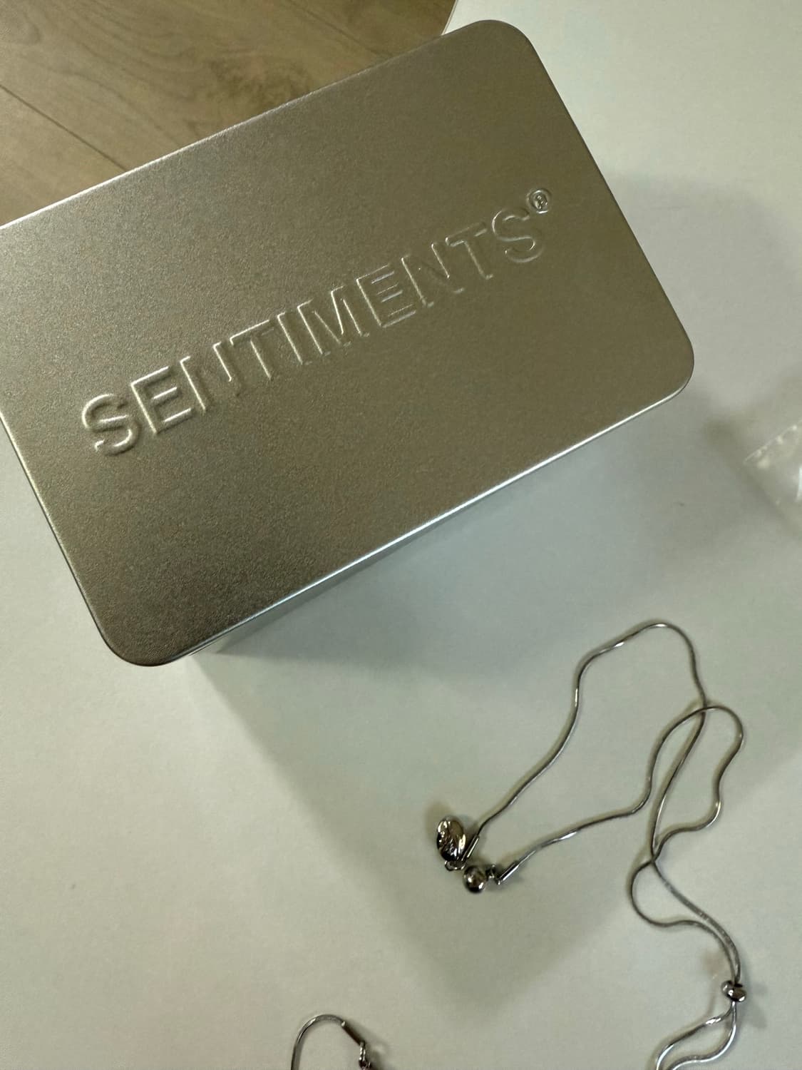 [새제품] 카시코 x 센티멍 슬라이드 오키드 네클리스 상품이미지6