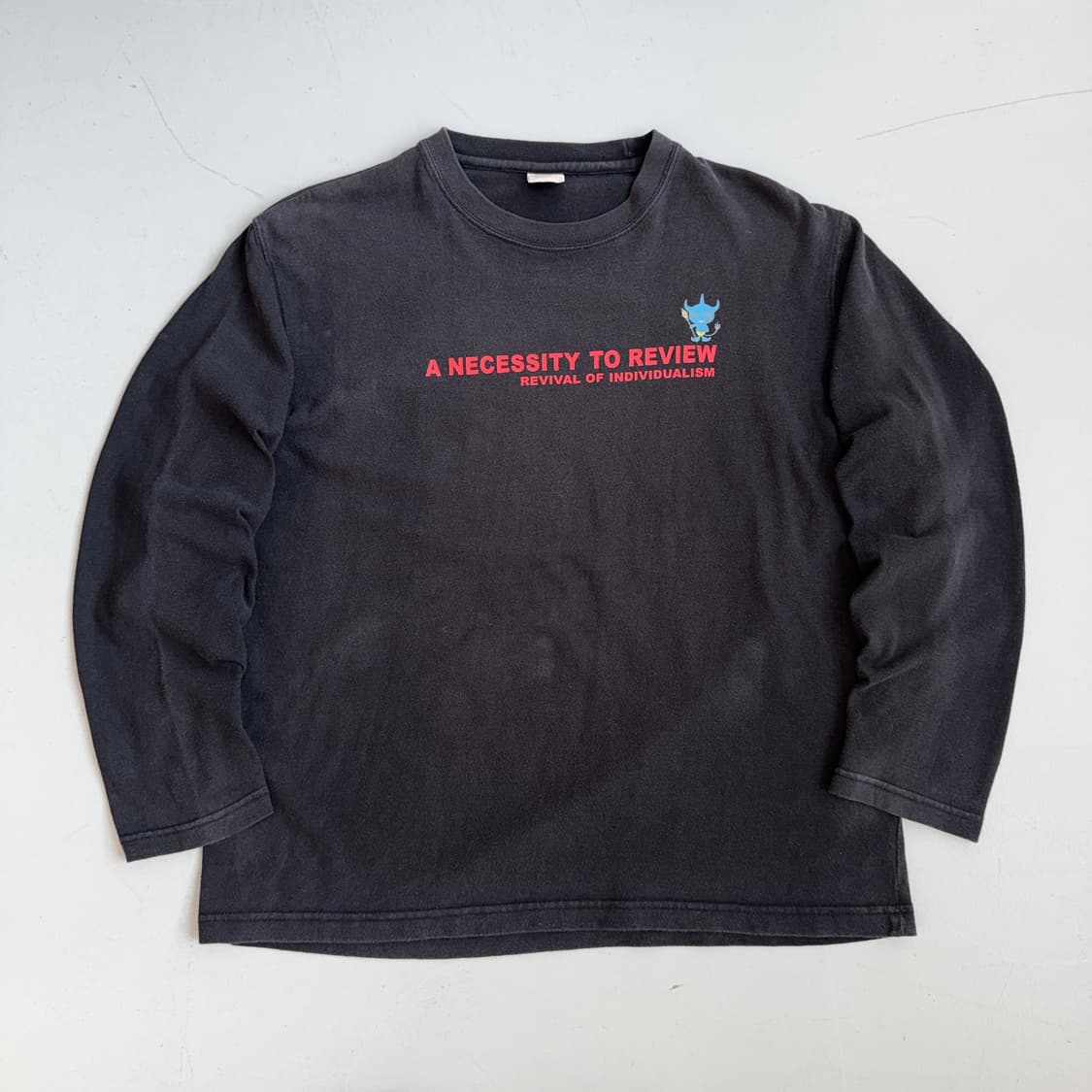 JPN 제팬 데빌 썬 페이드 롱슬리브 상품이미지2