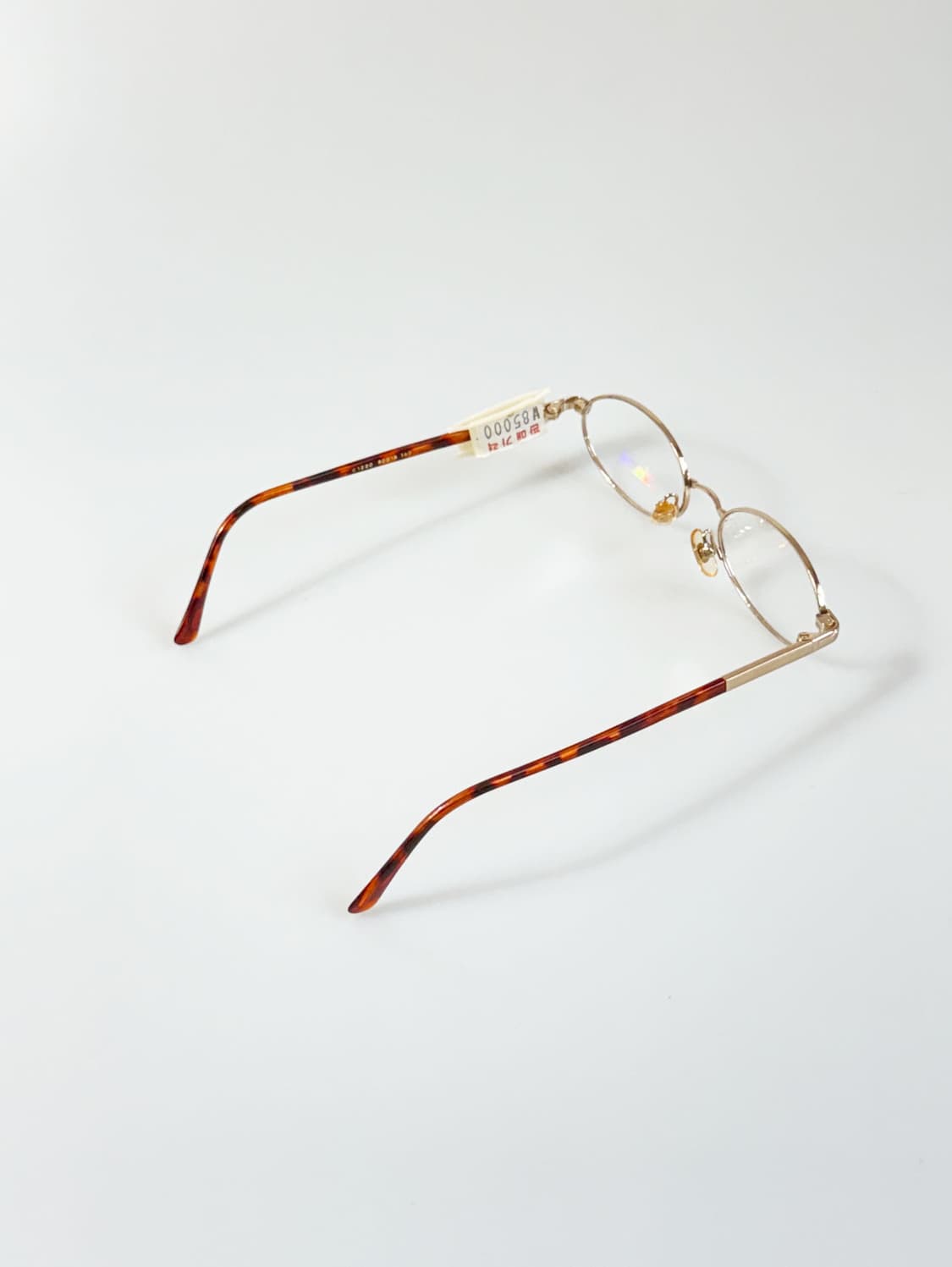 90s Cantabile 골드 슬림 오벌 프레임 빈티지 안경 상품이미지4