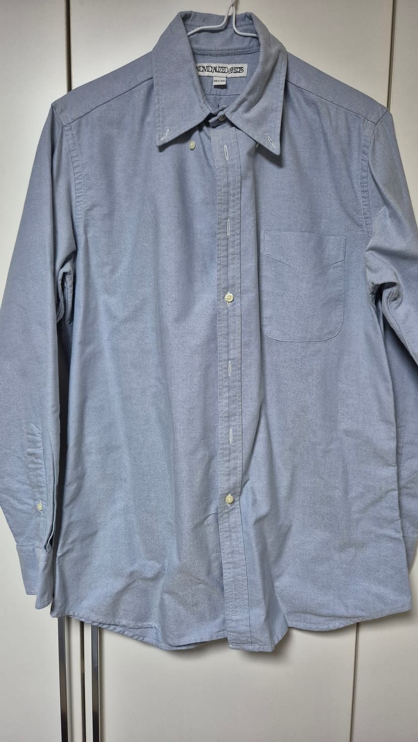 인디비주얼라이즈드 옥스포드 버튼다운 셔츠 블루 100사이즈 상품이미지1