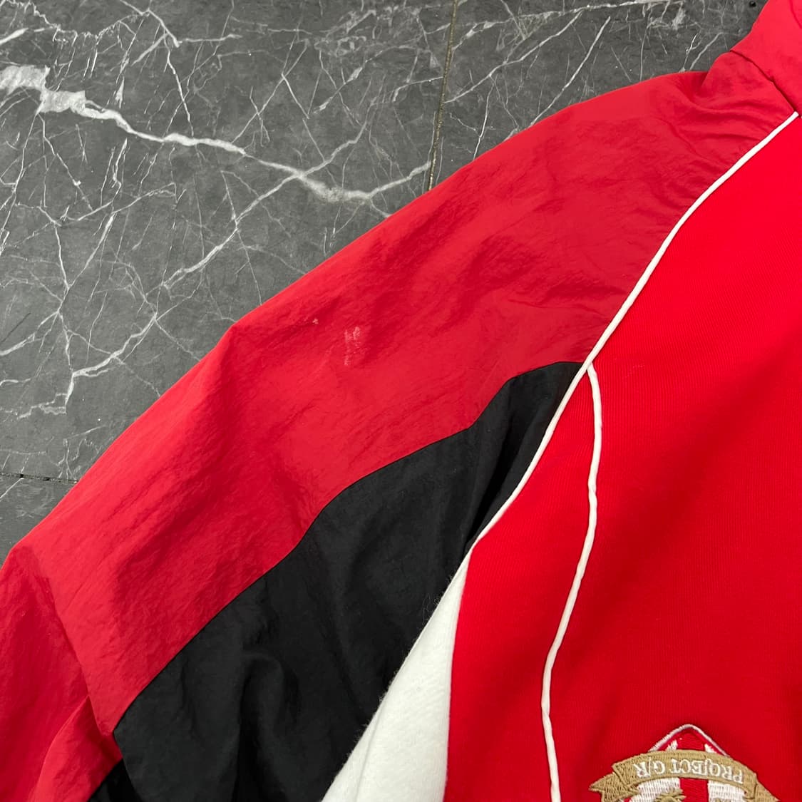 프로젝트 G/R 리컨스트럭티드 하이브리드 트랙 자켓 레드 상품이미지4