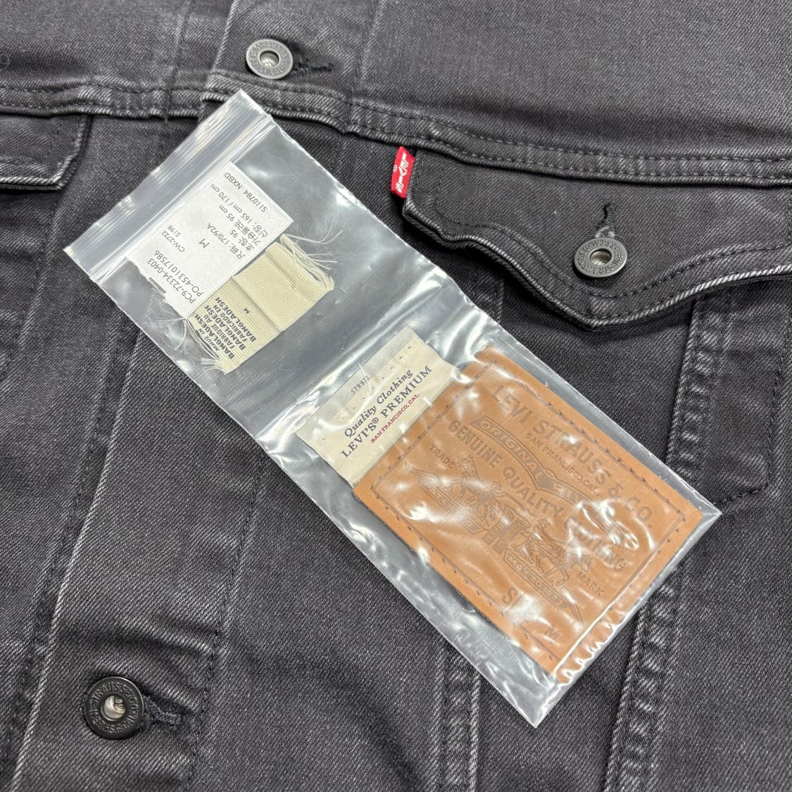 리바이스 / 블랙 데님자켓 / M사이즈 (95~100) 상품이미지9