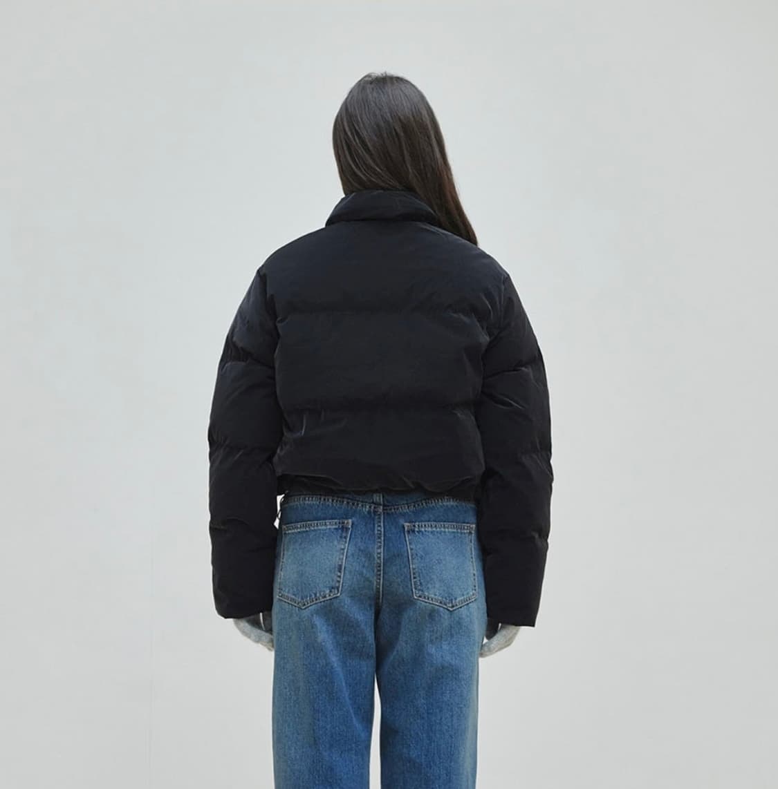 플랙 크롭 패딩 상품이미지4