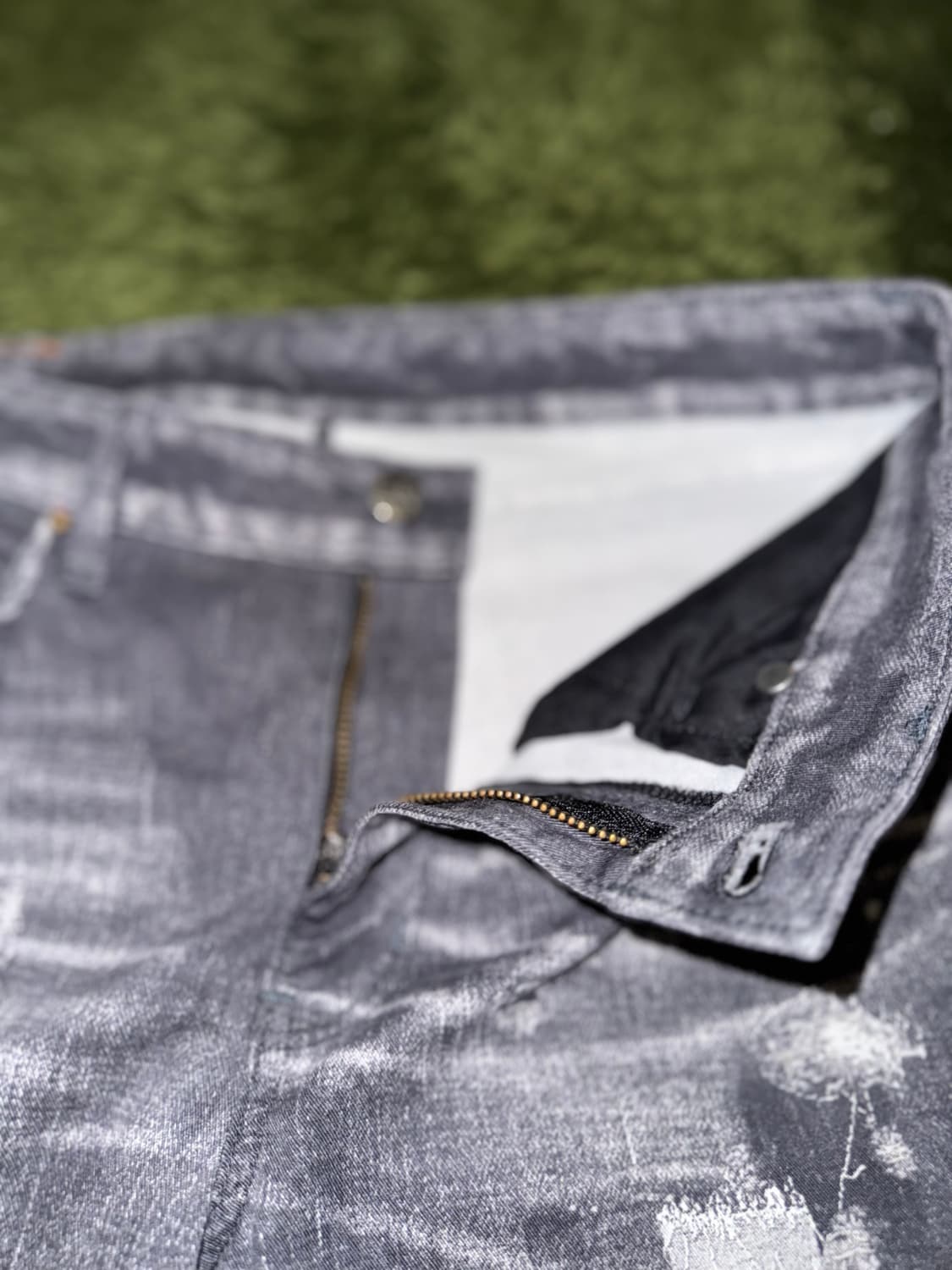 [M] Lee 리 MADE IN JAPAN 리페어 프린트 코튼 팬츠 상품이미지3