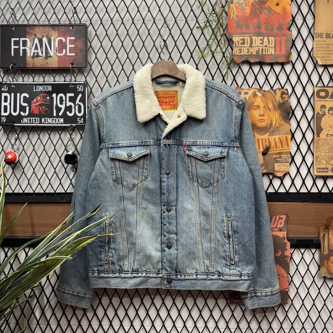 리바이스 타입 3 쉐르파 연청 데님 트러커 자켓 상품이미지1