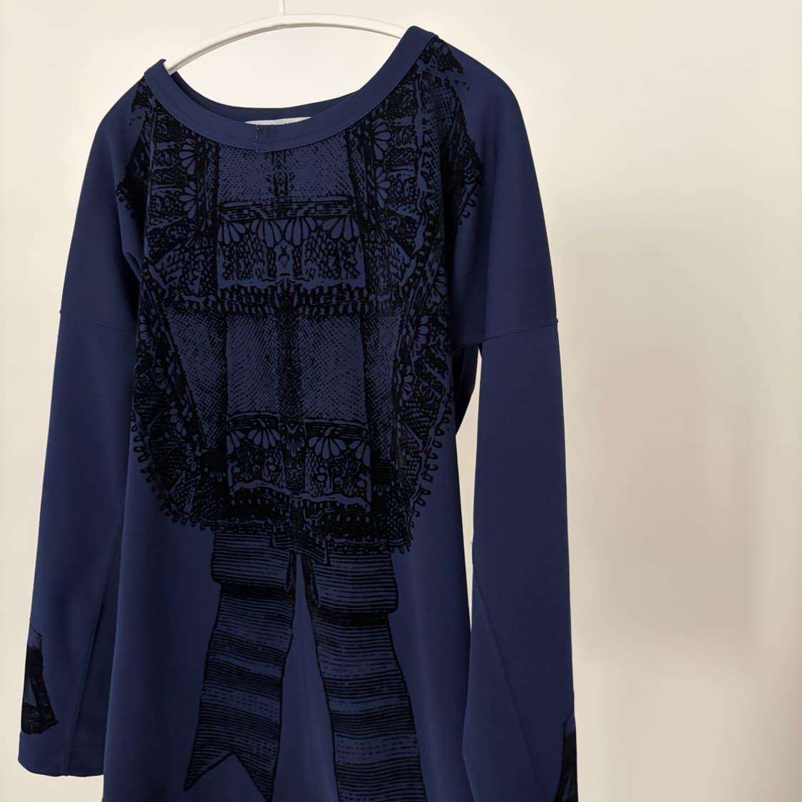 Gothic Printing Frill Long Sleeve 상품이미지4