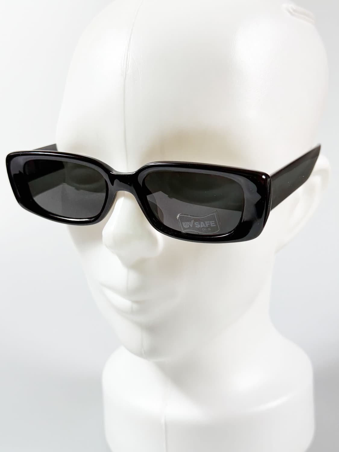 BELCANTO 블랙 볼드 스퀘어 프레임 빈티지 선글라스 상품이미지8