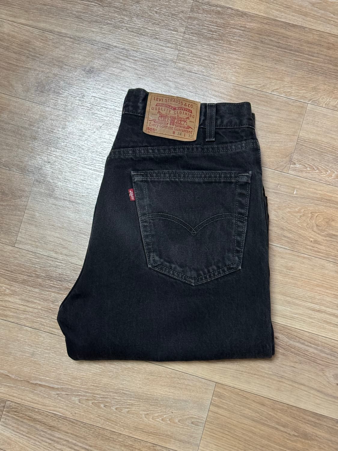 빈티지 리바이스 70589흑청 데님 자켓 + 505 상품이미지7