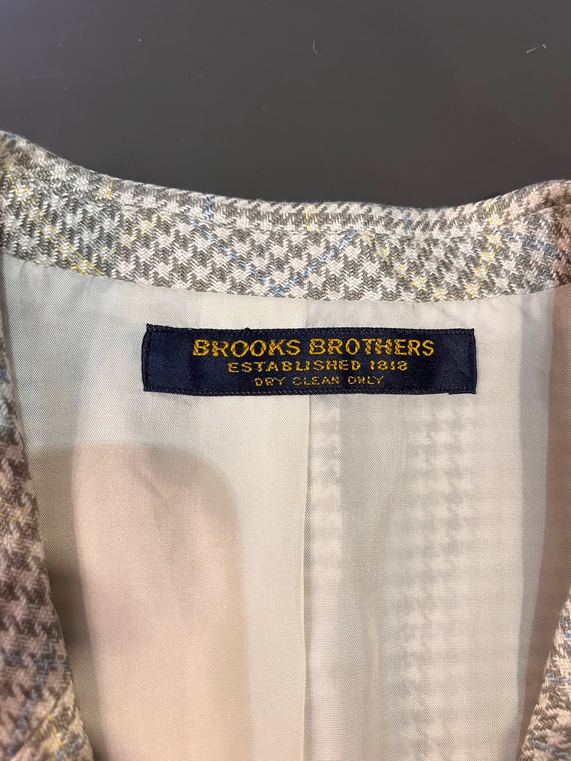 브룩스 브라더스 린넨 하운드투스 블레이저 (일본제) 상품이미지5