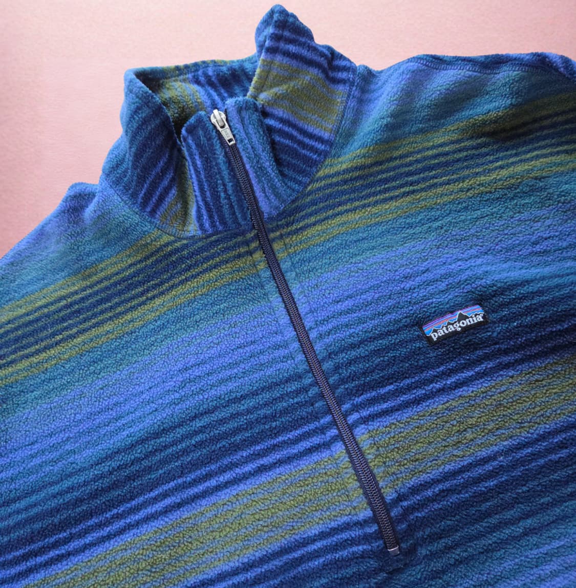 (XL)파타고니아 90s 스트라이프 머수피얼 신칠라 플리스 상품이미지2