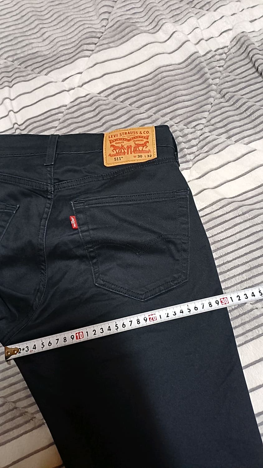 리바이스 슬림면바지 실측31인치 기장98 상품이미지7