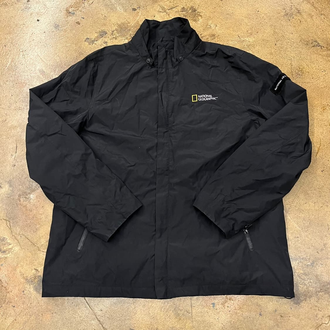 [정품/XXXL] 내셔널지오그래픽 블랙 바람막이 자켓 b18 상품이미지2