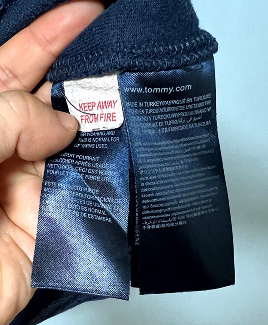 타미 진스 남자 타월 반팔티 포켓 유럽판 라운드넥 캐주얼 XL 105 상품이미지5