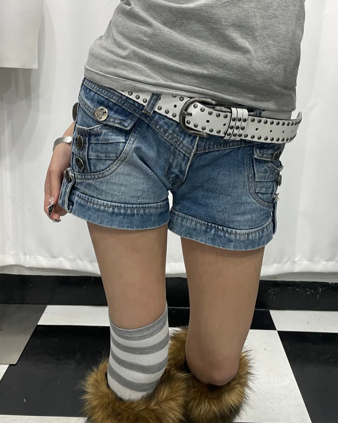 🎸데님 숏츠🎸 상품이미지1