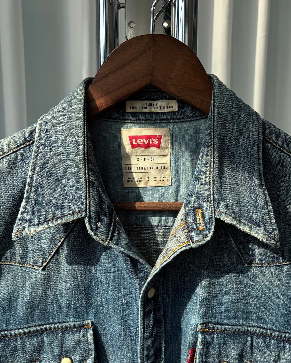 [S]리바이스 빈티지 웨스턴 데님 셔츠 상품이미지4