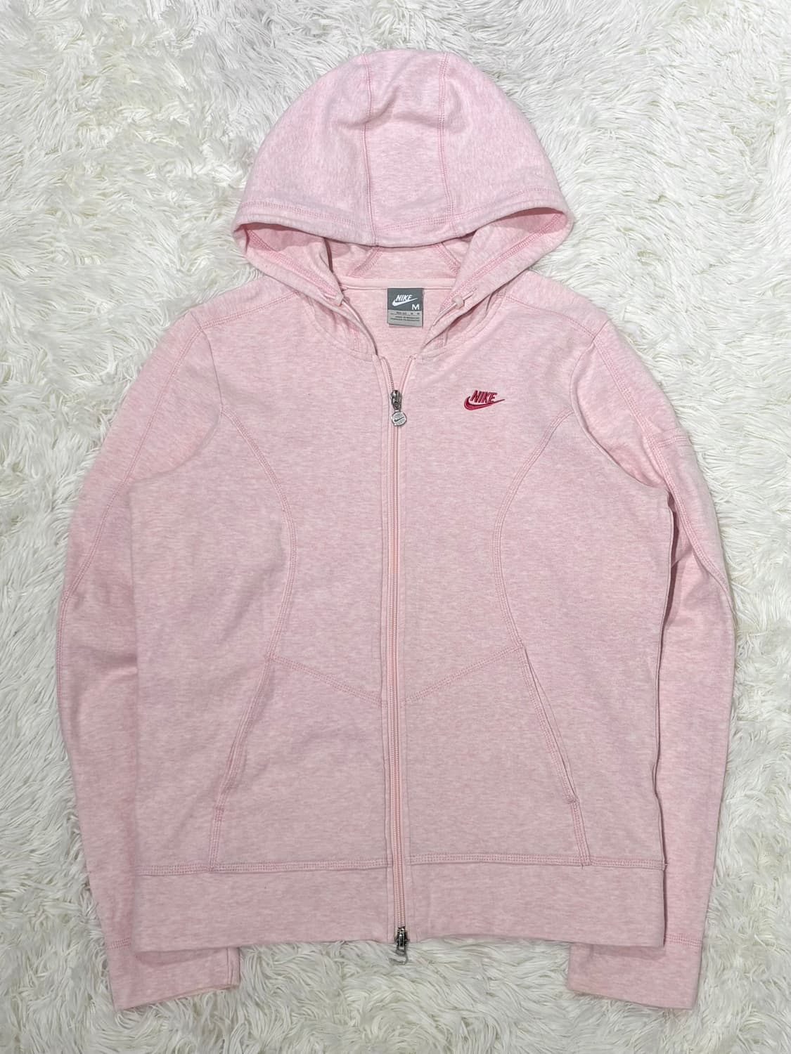 나이키 베이비핑크 투웨이 후드집업 상품이미지4