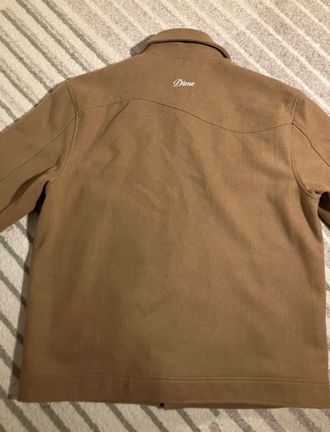 Dime 다임 스케이트보드 울 보머 자켓 탄 XL 상품이미지5