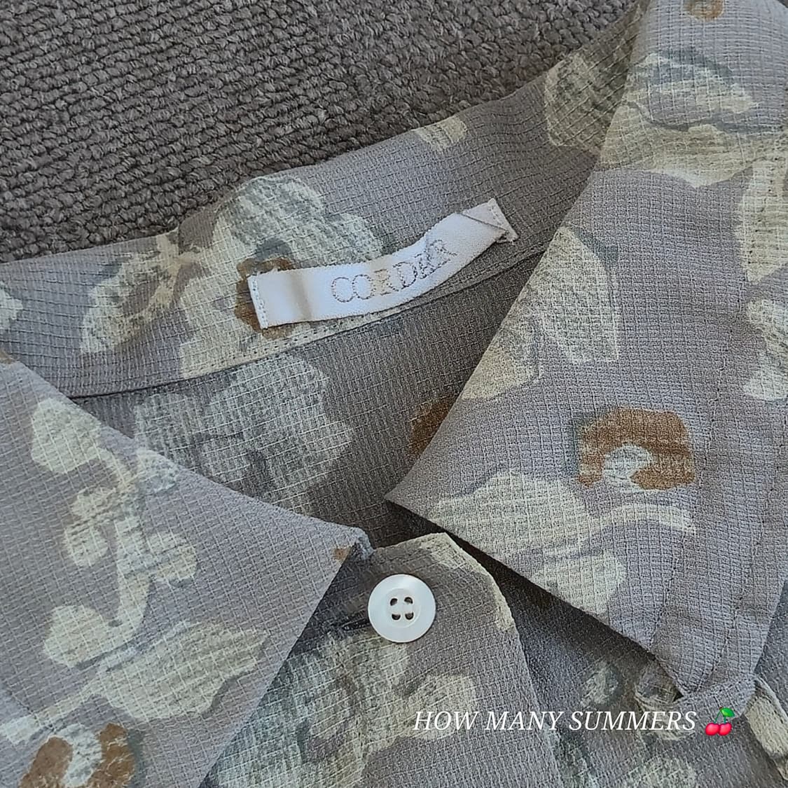 Japanese Vintage 패턴 블라우스 상품이미지2