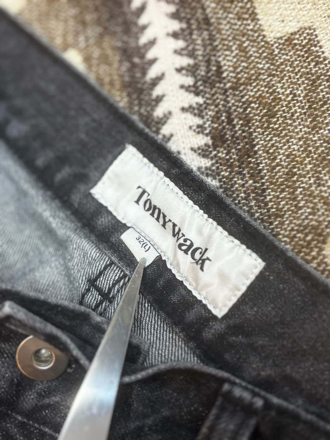 토니웩 릴랙스드 컷 데님 카고 팬츠 상품이미지4