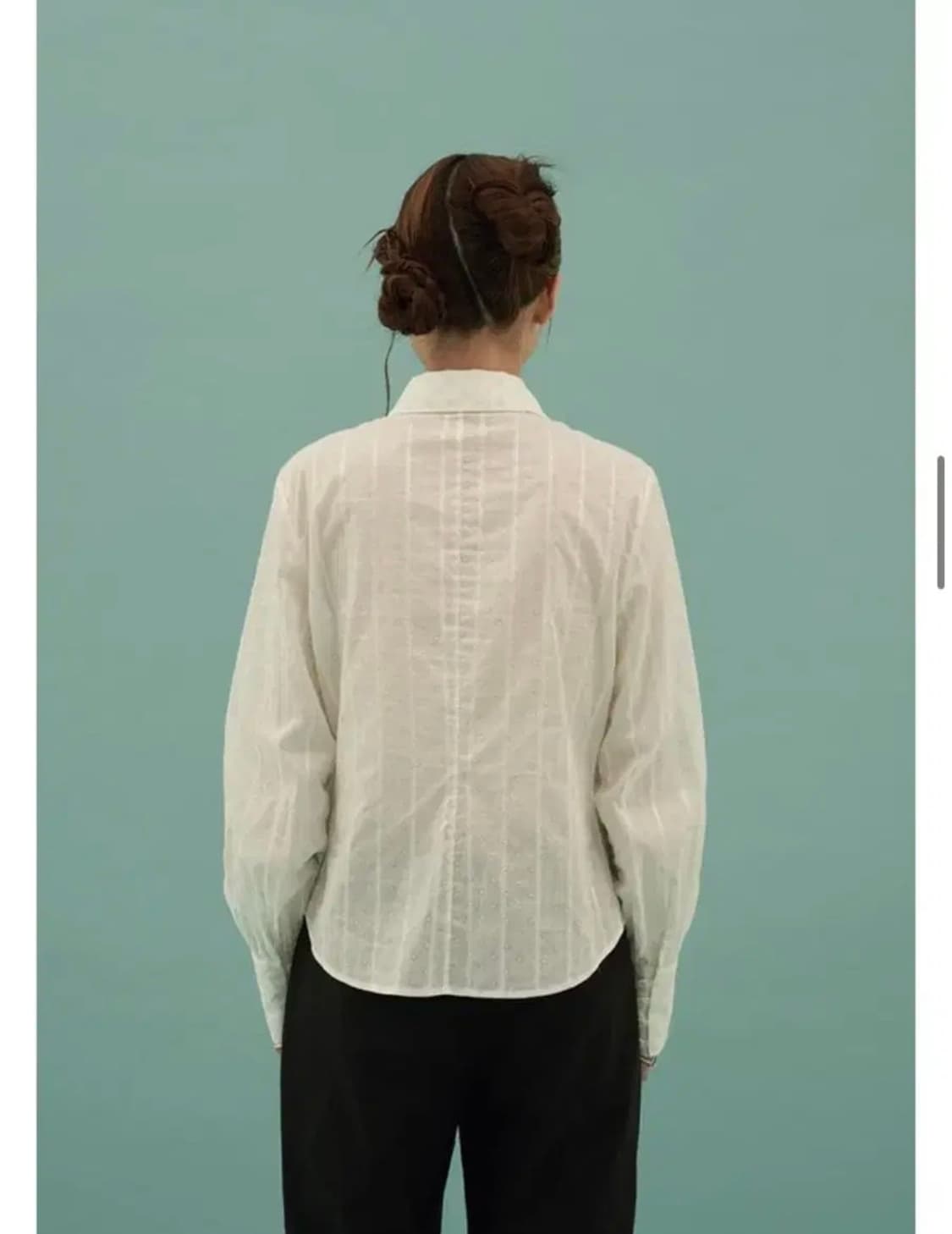 Teak 티크 러플 디테일 블라우스 ruffle detail blouse 상품이미지3