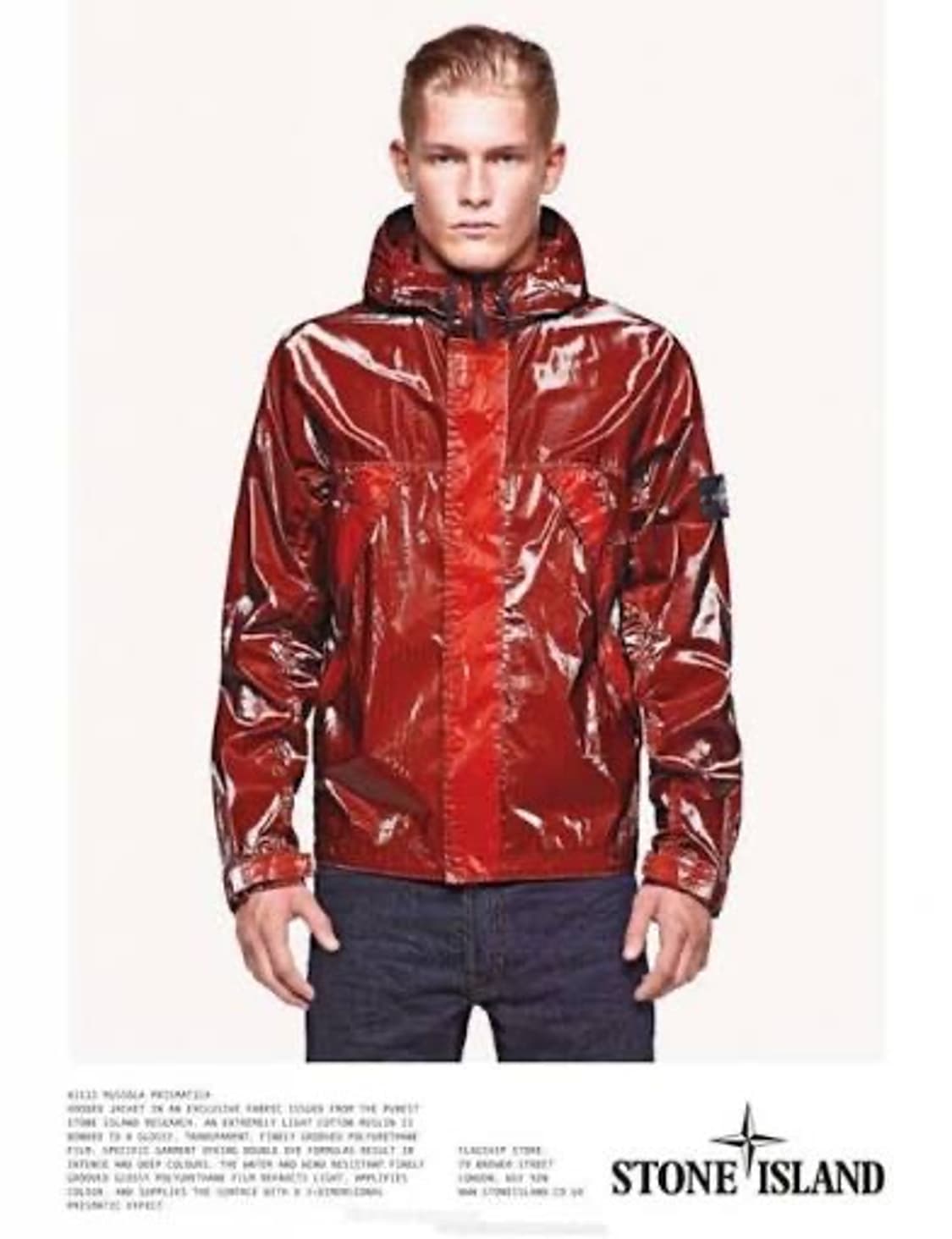 스톤아일랜드 12SS 무솔라 프리즈마티카 레드 L 상품이미지1