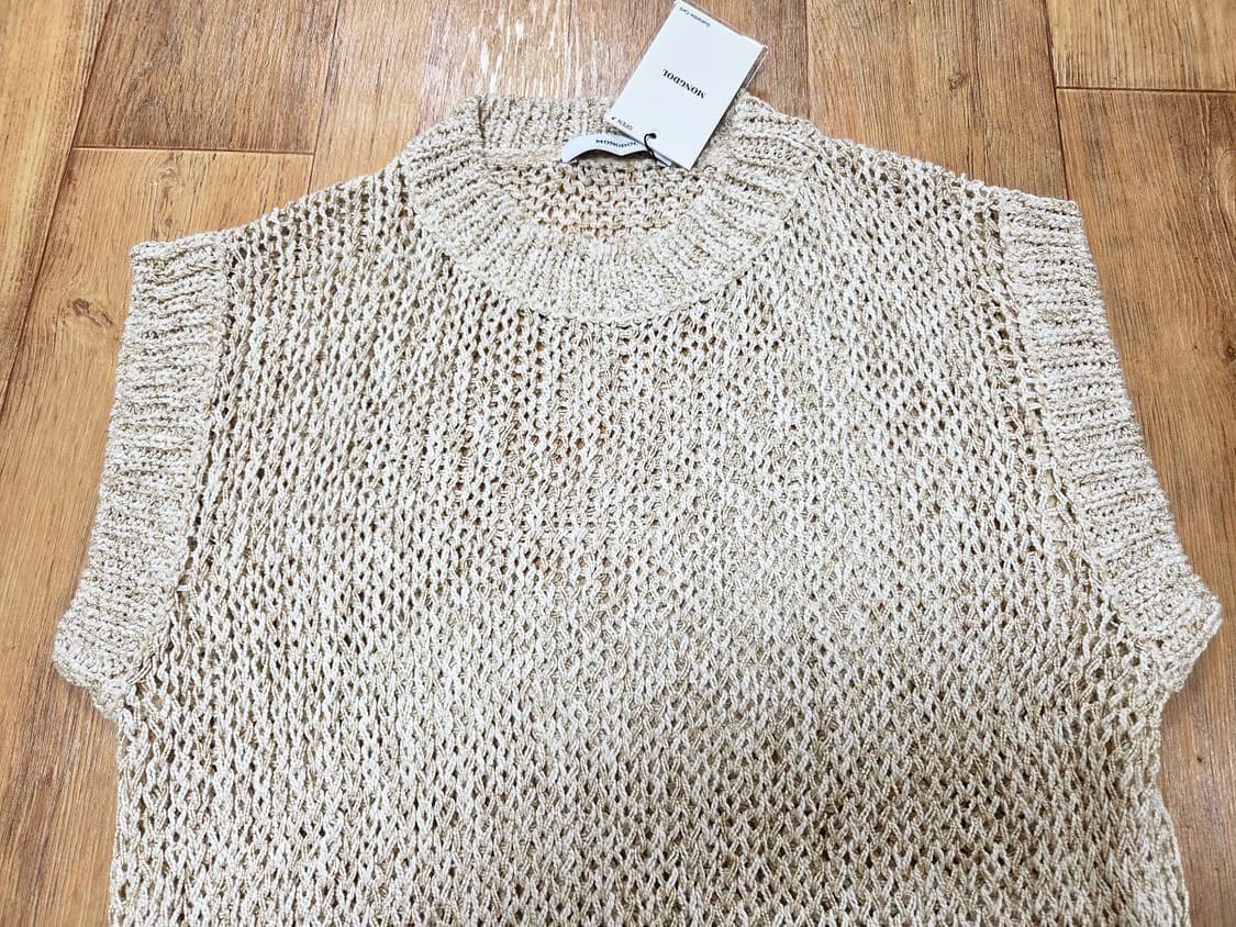 몽돌(MONGDOL) 네트 베스트니트 프리사이즈 새상품 상품이미지5