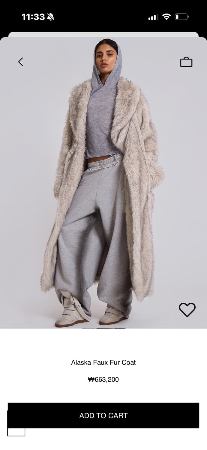 Jaded London Alaska Faux Fur Coat 상품이미지3