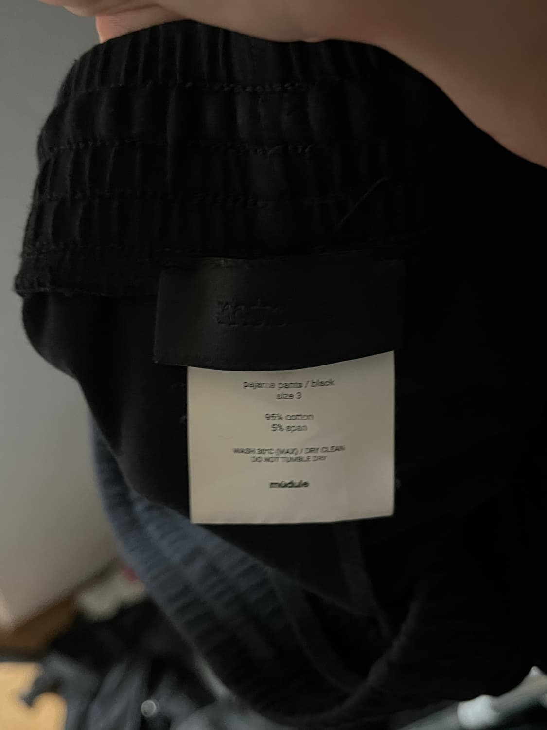 Mudule [013] pajama pants (black/3) 상품이미지2