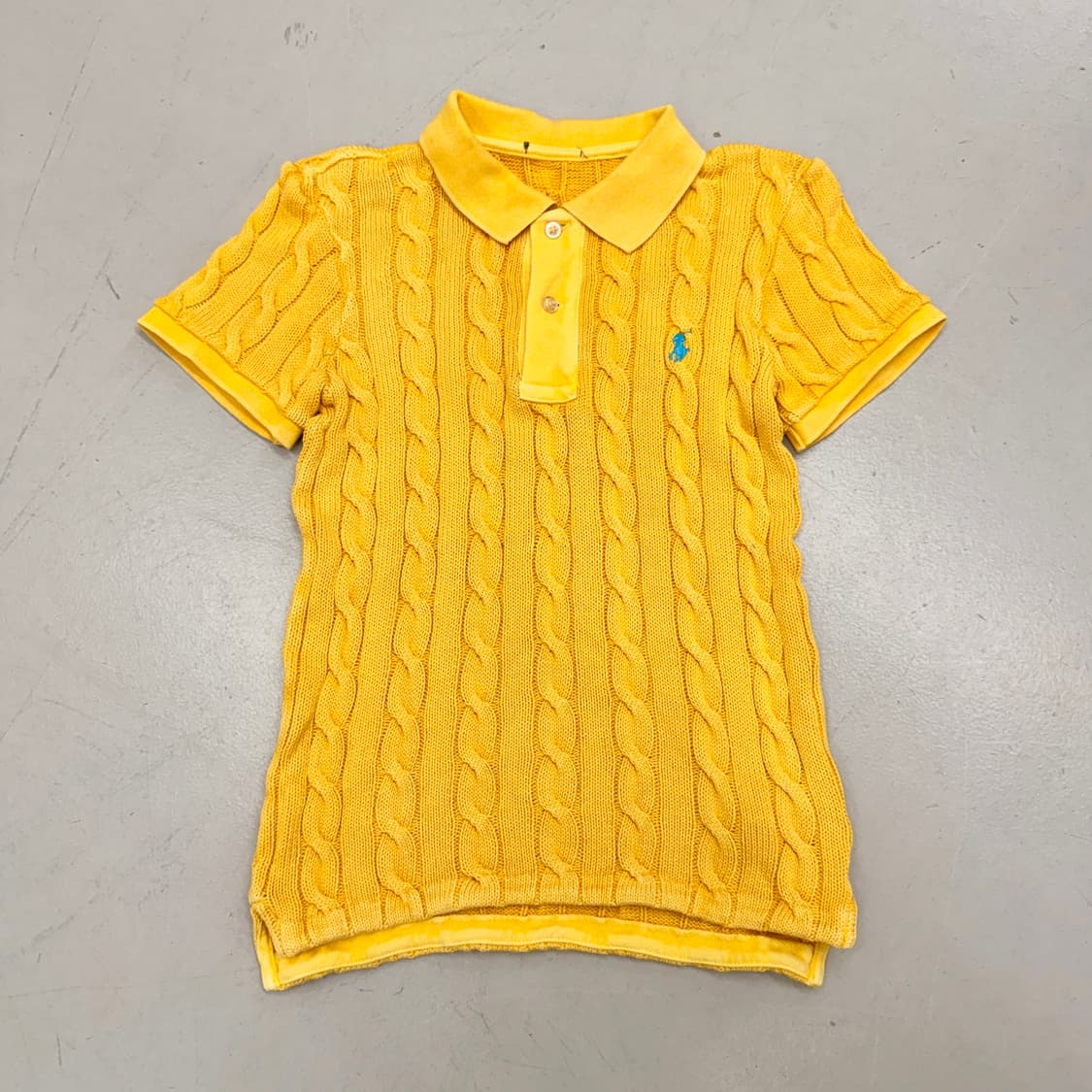 폴로 포니 PK 꽈배기 반팔 니트 상품이미지2