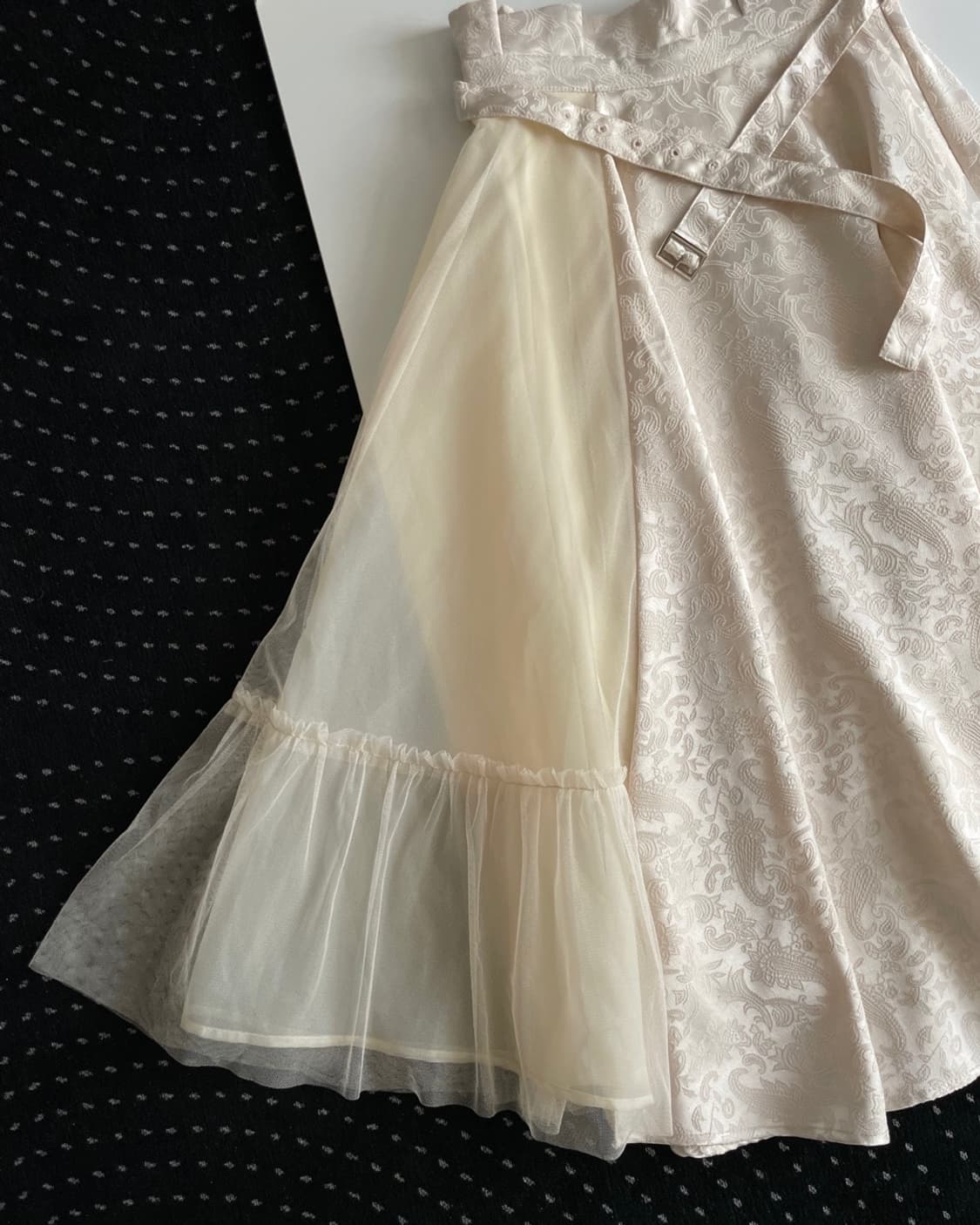 Jacquard long skirt 상품이미지2
