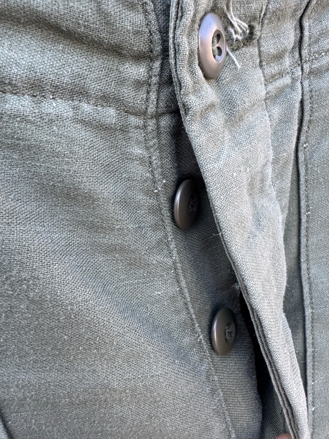 70s 미군 오리지널 og-107 퍼티그 팬츠 34 상품이미지5