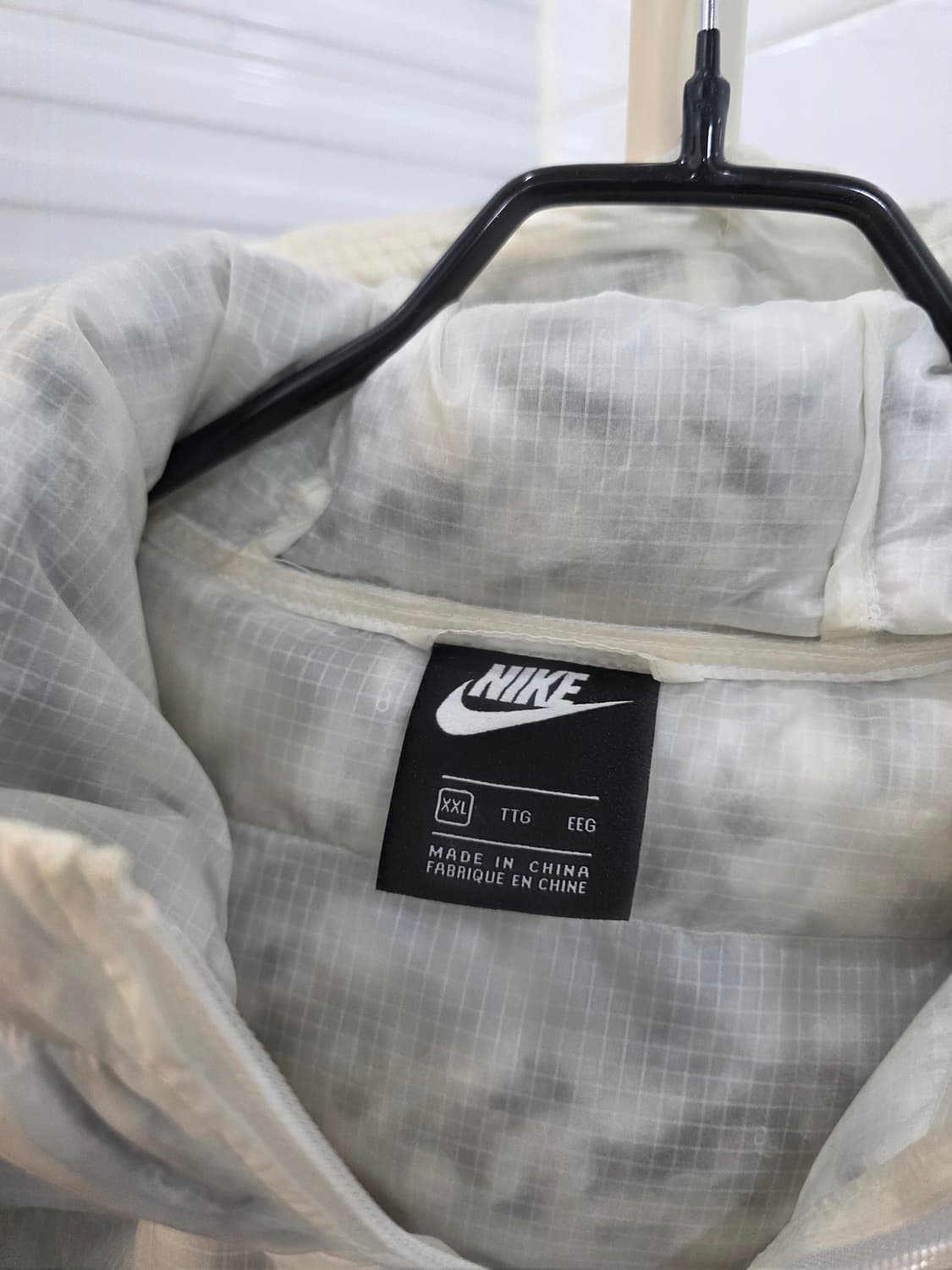 나이키 마블 에코다운 합성 필파카XL경량패딩 화이트 상품이미지2