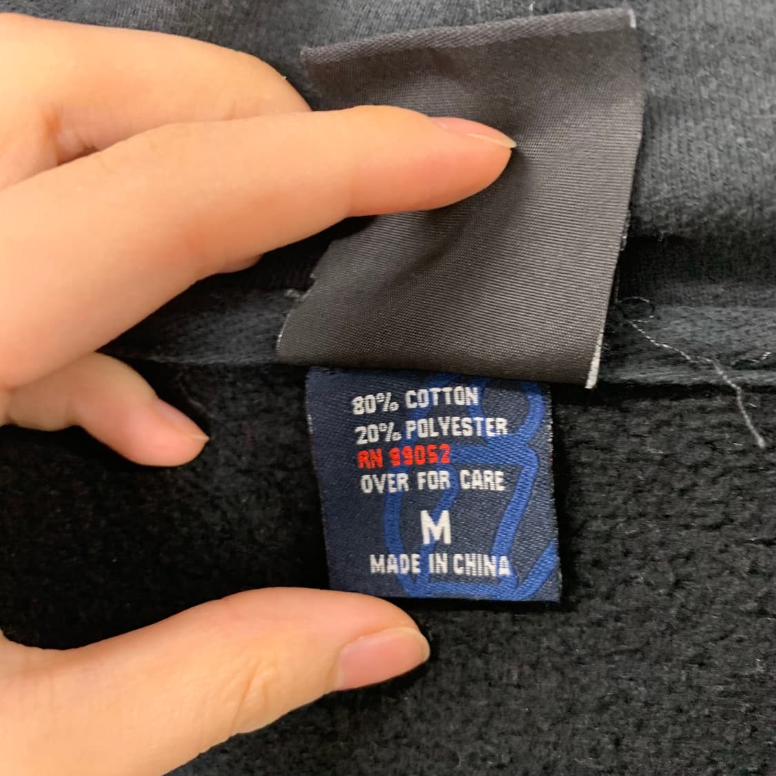 트레셔 불꽃로고 블랙 후드집업 상품이미지5