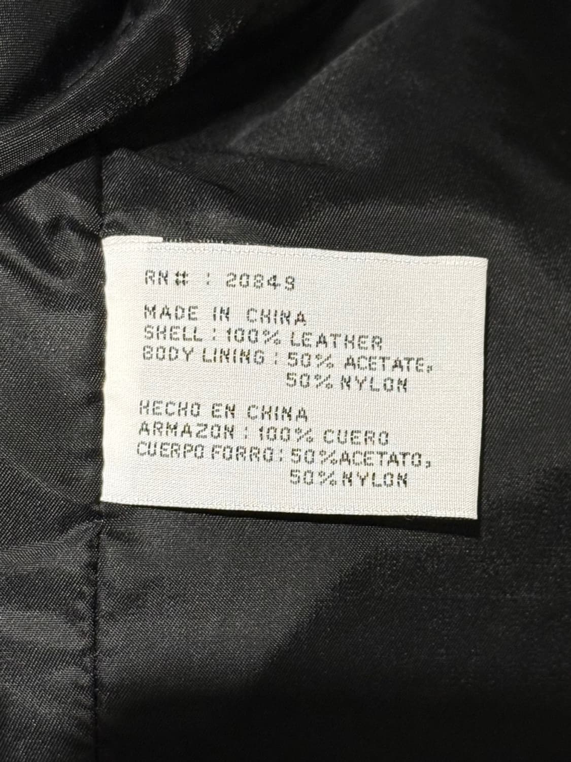 하브 비나르드 블랙 레더 후드 판초 상품이미지8