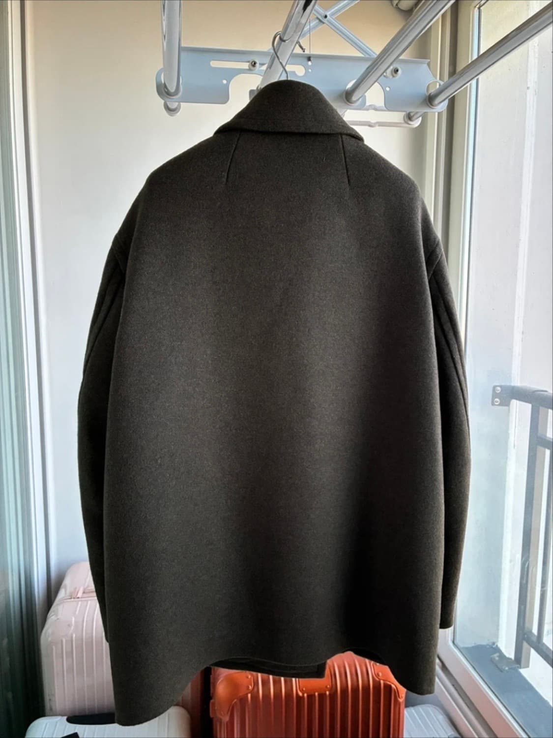 Theory 더블 코트 올리브 S 상품이미지2