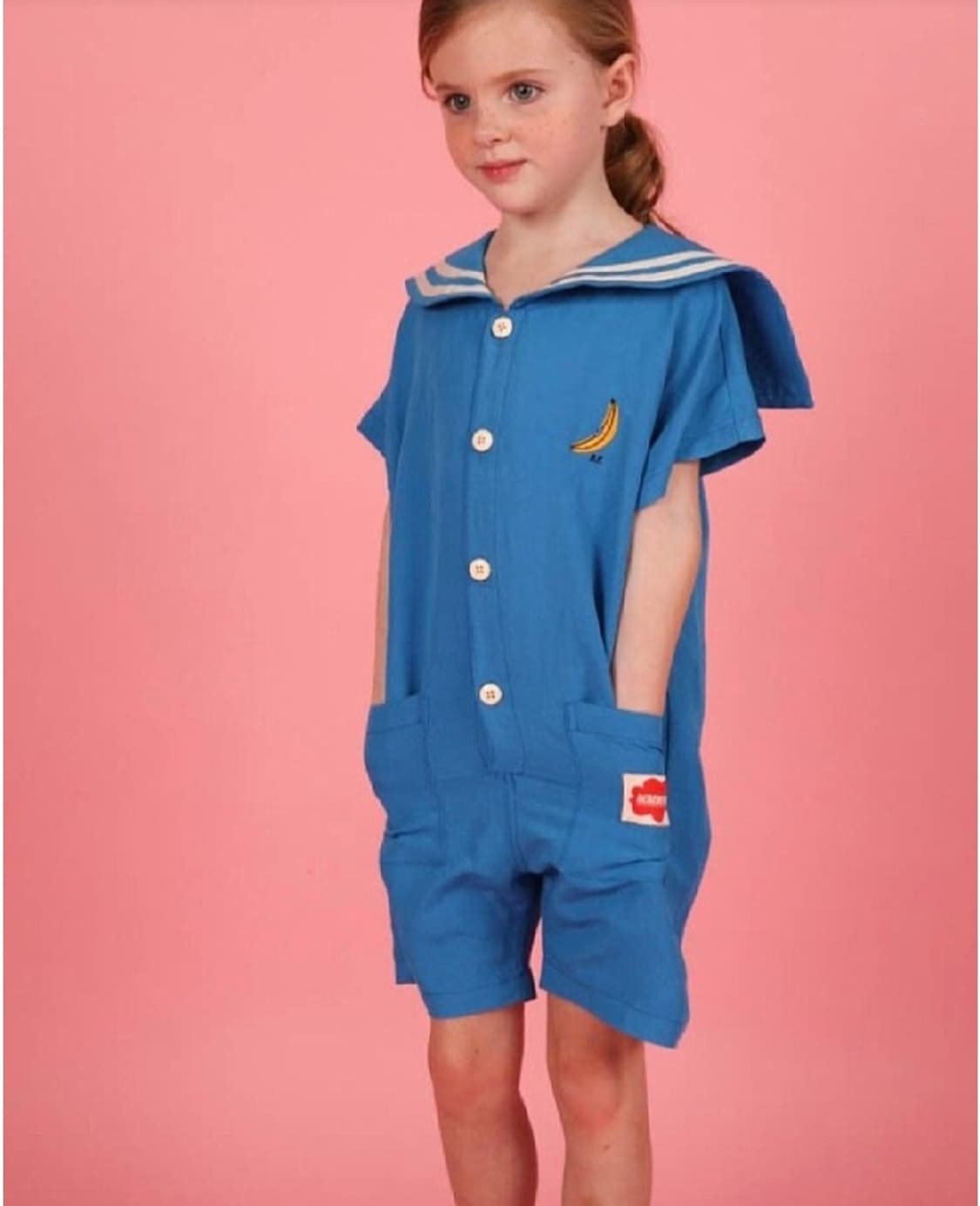 [무료배송][110-120]베베드피노 바나나 린넨 점프수트 상품이미지7