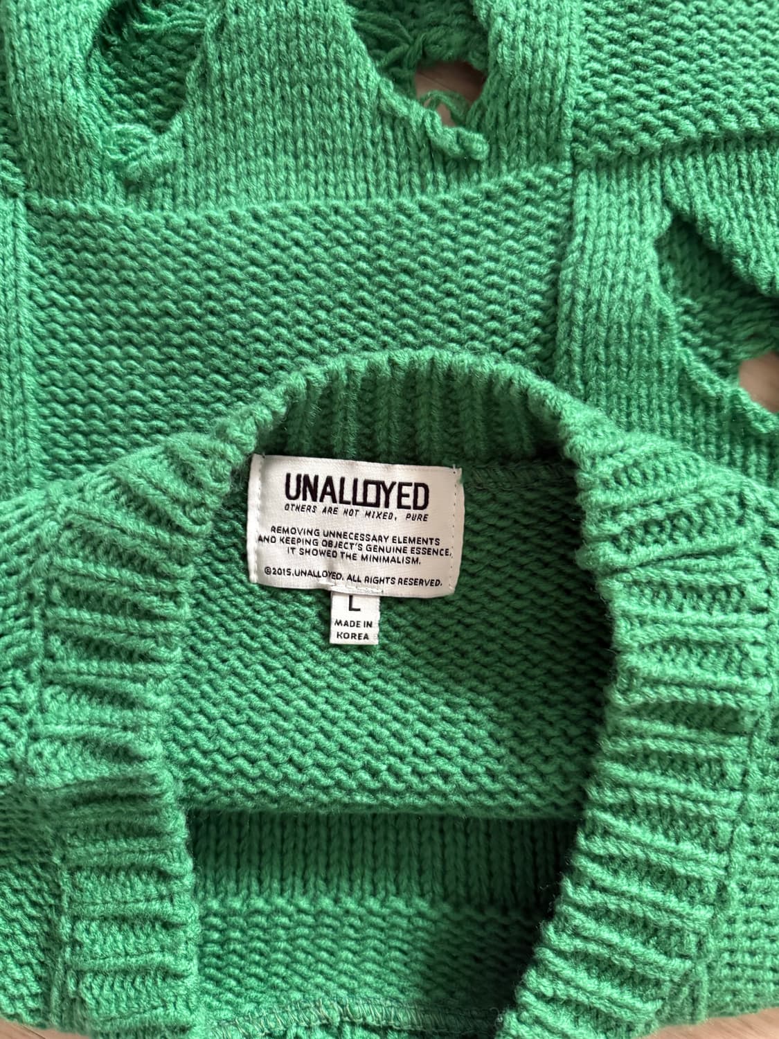 어널로이드 니트조끼 L 상품이미지4