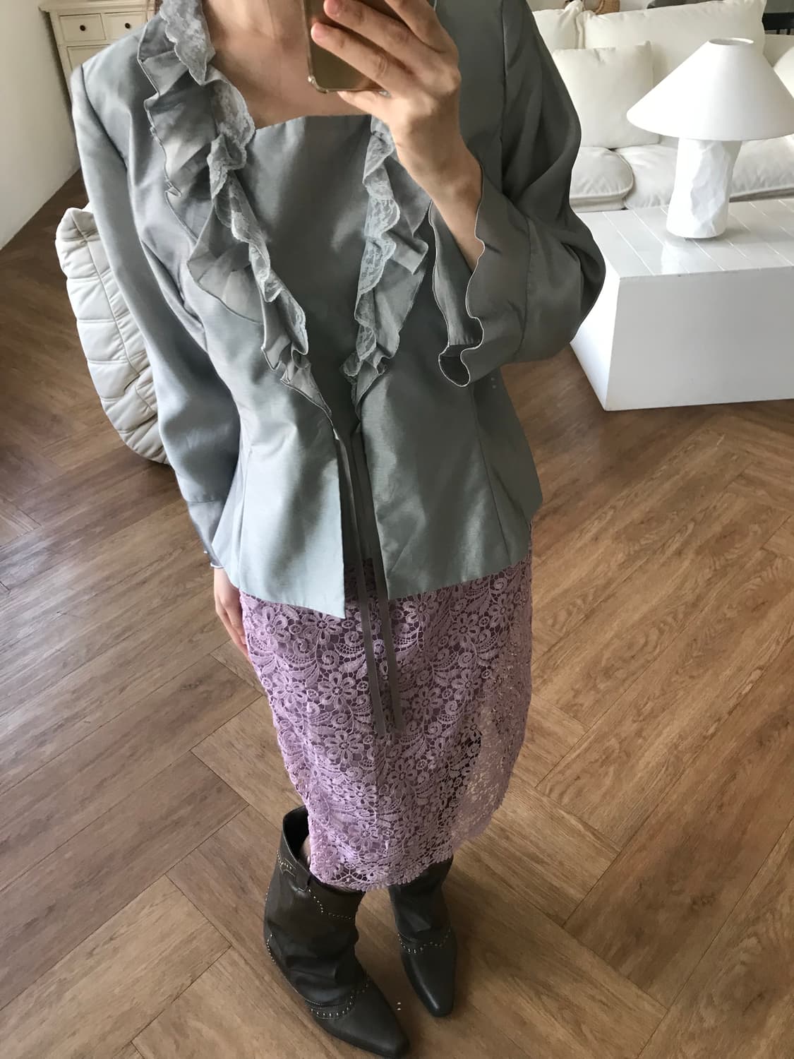 vintage lace blouse 상품이미지4